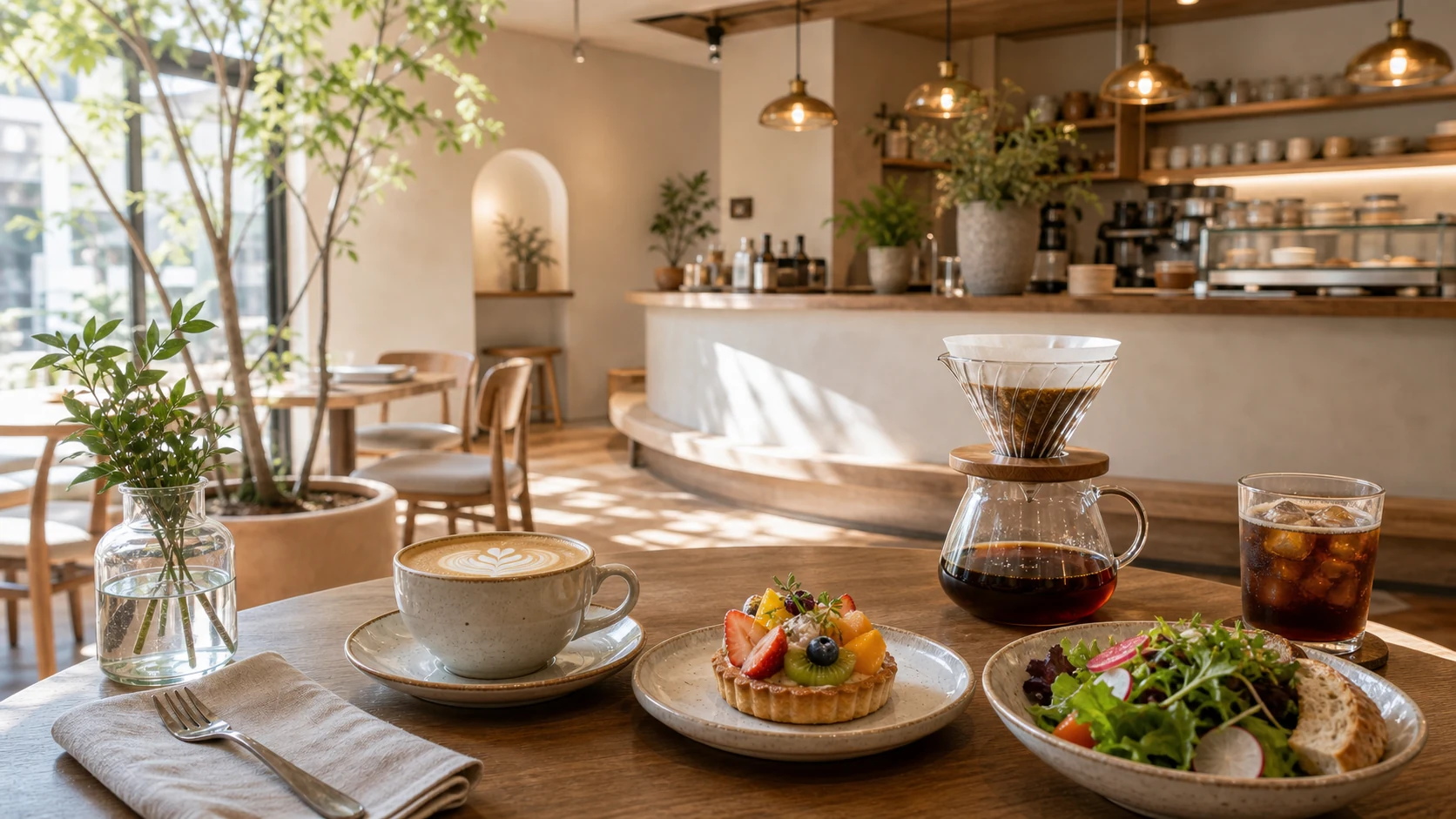 カフェ向けホームページサンプル